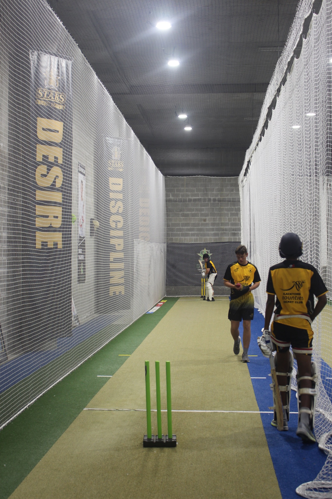 Training session at Stars Cricket Academy